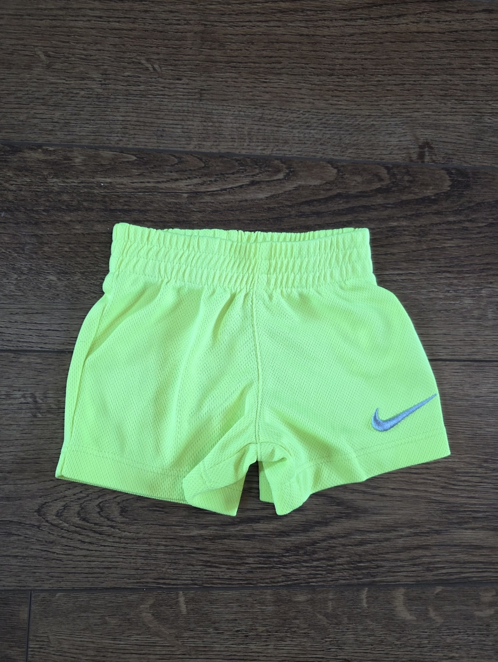 Nike Bright Neon Green Toddler Athletic Shorts